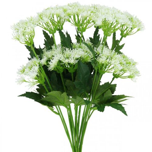 Floristik24 Dill blühend, Künstliche Kräuter, Dekopflanze Grün, Weiß 49cm 9St