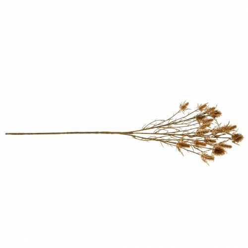 Artikel Distel-Zweig künstlich Golden L71,5cm