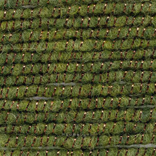 Artikel Wollkordel Grün Goldfaden 5m x 5mm mit Draht für Deko und Basteln