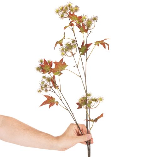 Künstlicher Amberbaumzweig 132 cm mit Laub und Fruchtständen | Floristik24.at