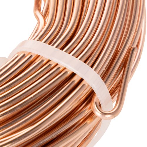 Aluminiumdraht Rolle 60 m Kupfer für Basteln und Floristik | Floristik24.at