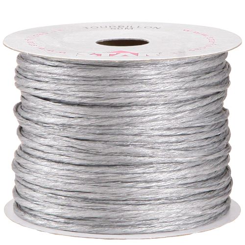 Draht umwickelt 50m Silber