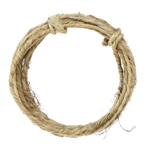 Floristik24 Draht Rustic Natur Schmuckdraht Basteldraht 3-5mm 3m