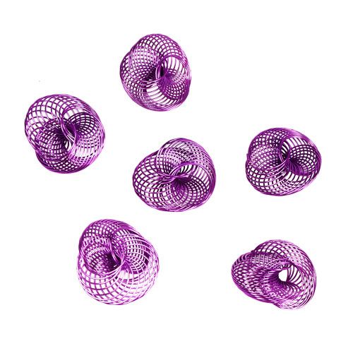 Floristik24 Drahträder Lavendel Ø4,5cm 6St
