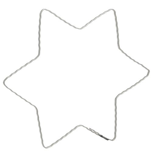 Artikel Drahtstern Wellenring Sterne für Weihnachtskranz 20cm 10 St