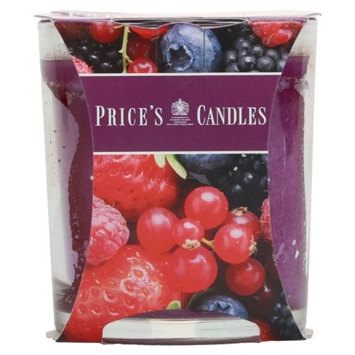 Floristik24 Duftkerze im Glas Sommer Duft Beeren Mix Lila H8cm