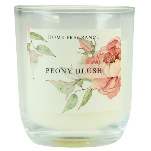 Duftkerze im Glas Pfingstrose Peony Blush Ø7,5cm H8,5cm