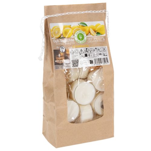 Artikel Teelichter Duftkerzen Citronella für romantische Abende zuhause oder im Garten 25mm 7h 18St