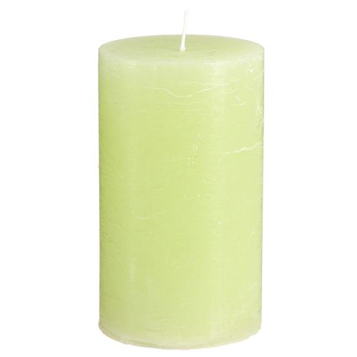 Artikel Durchgefärbte Kerzen Lime Grün​​​​​​​ Stumpenkerzen 70×120mm 4St