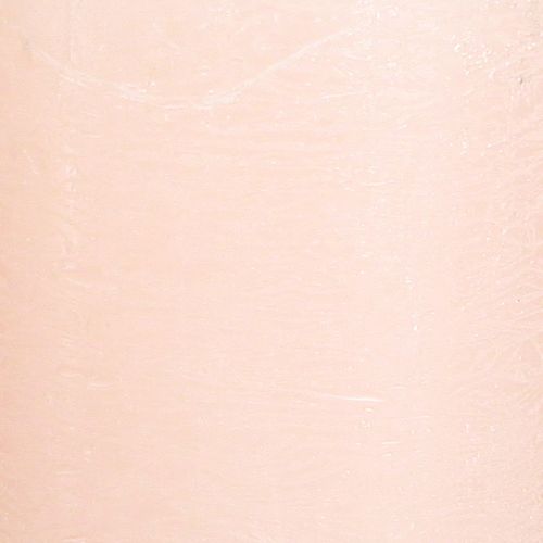 Artikel Durchgefärbte Kerzen Rosa Stumpenkerzen Hellrosa 60×80mm 4 St
