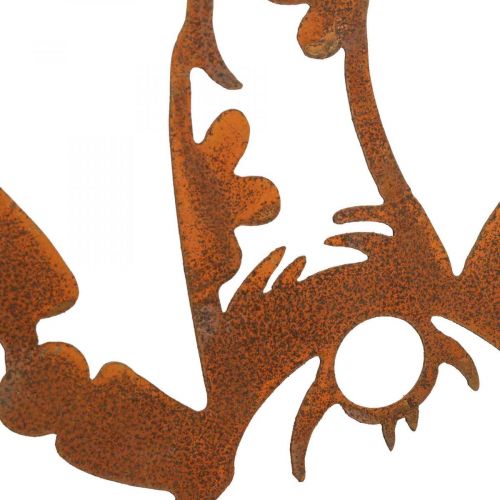 Floristik24 Edelrost Deko Wichtel Metall Deko Aufsteller H40cm