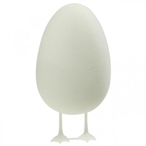 Artikel Deko Ei mit Beinen Osterei Weiß Tischdeko Osterfigur H25cm