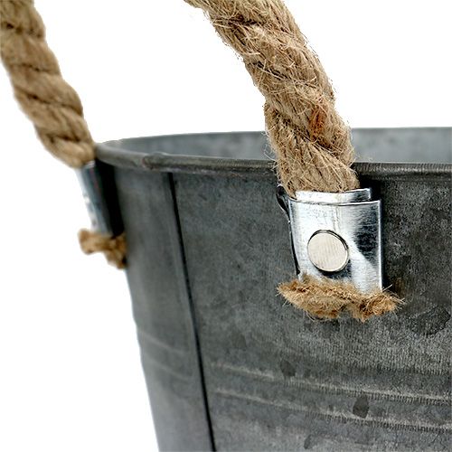 Floristik24 Eimer Antik Ø25cm H24cm 2St