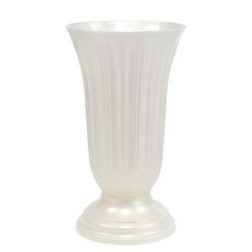 Floristik24 Einstellvase Lilia Perlmutt Ø23cm, 1St