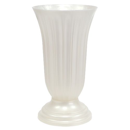 Floristik24 Einstellvase Lilia Perlmutt Ø28cm, 1St