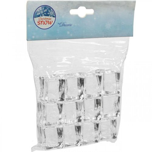 Floristik24 Künstliche Eiswürfel Deko Eis Transparent 2,5×3×2,5cm 12 St