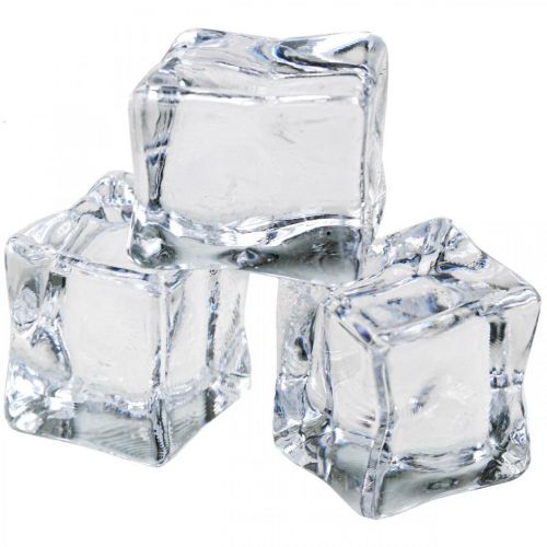Floristik24 Künstliche Eiswürfel Deko Eis Transparent 2,5×3×2,5cm 12 St