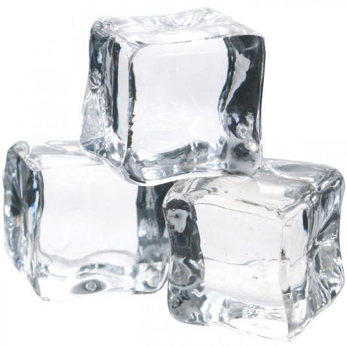 Floristik24 Künstliche Eiswürfel Schaufensterdeko 2cm 20 St