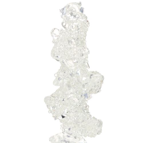 Artikel Eiszapfen Baumschmuck mit Glitzer Winterdeko 17,5cm 4 St