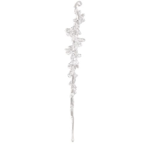 Floristik24 Winterdeko Eiszapfen Deko Hänger Klar 25cm 3St