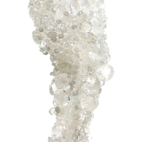 Eiszapfen zum Hängen Weiß 25cm