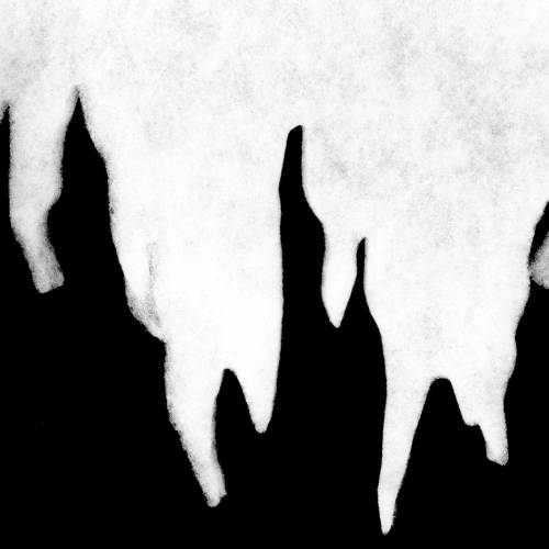 Floristik24 Girlande Eiszapfen Weiß 5m x 33cm