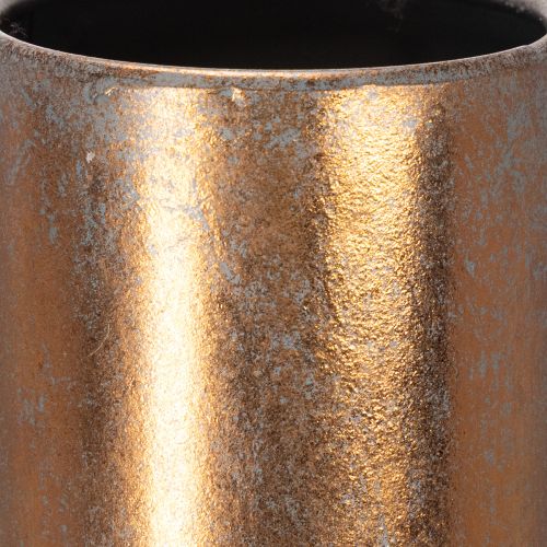 Metall Bodenvase Kupferfarben