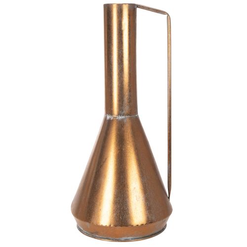 Metall Bodenvase Kupferfarben