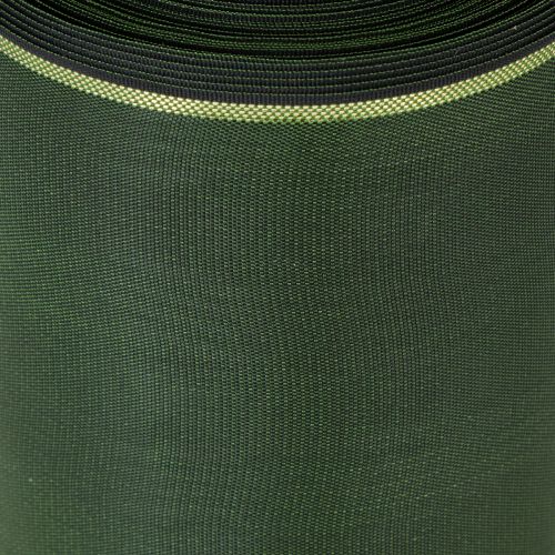 Artikel Elegantes Kranzband Moiré Grünes Band mit Goldrand 100mm x 25m für Trauerfloristik und Dekoration