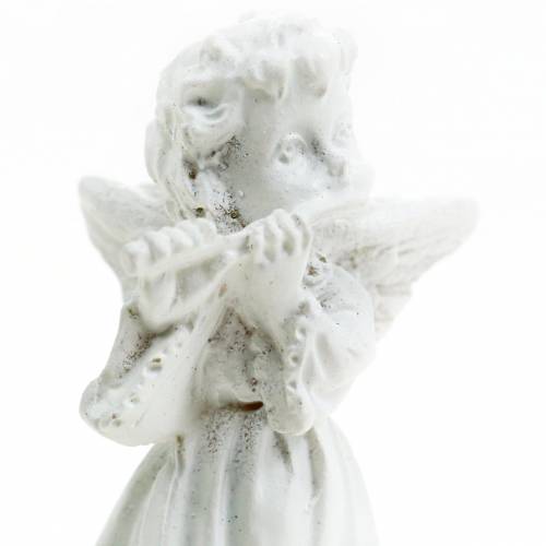 Floristik24 Deko-Engel mit Instrumenten Weiß H4,5cm 9St