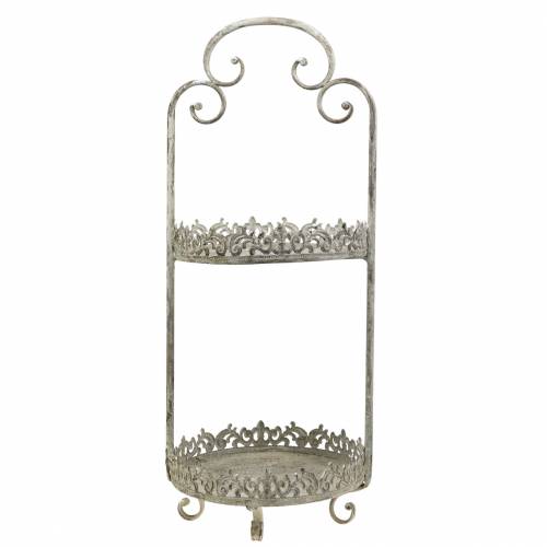 Floristik24 Etagere Grau Antik H66,5cm