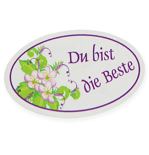 Floristik24 Etiketten „Du bist die Beste" 250St