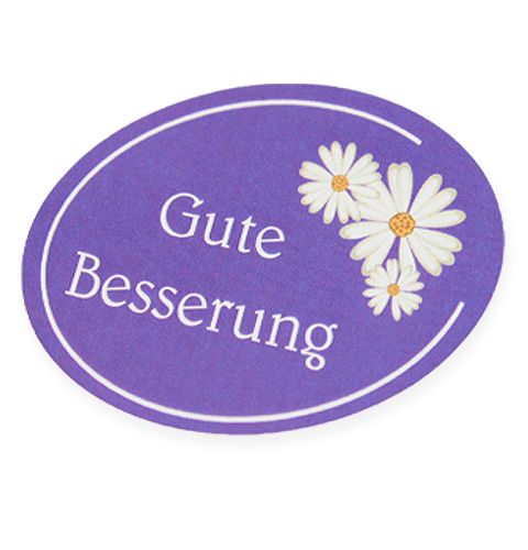 Etiketten „Gute Besserung" 250St