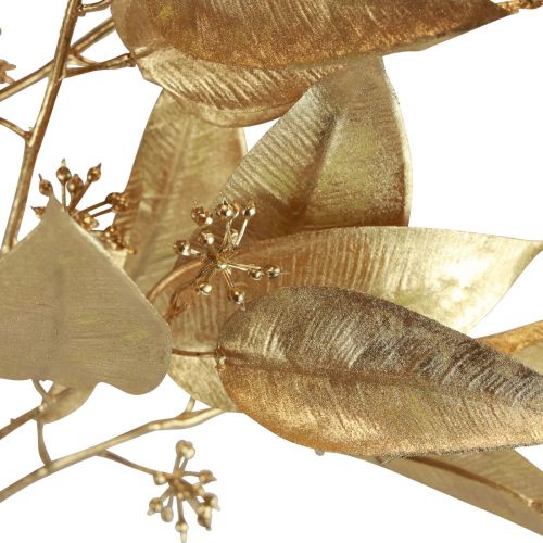 Artikel Eukalyptus Künstlich Lanzetten Eukalyptuszweig Gold 95cm