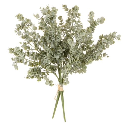 Künstlicher Eukalyptuszweig 49cm aus Kunststoff im 4er-Set für dekorative Arrangements | Floristik24.at