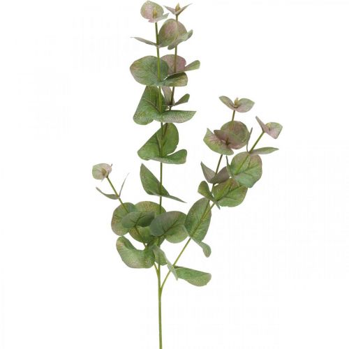 Artikel Künstlicher Eukalyptus Zweig Deko Grünpflanze Grün, Rosa 75cm