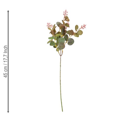 Artikel Eukalyptuszweige künstlich mit Blüten Rosa 45cm Bund 3 St
