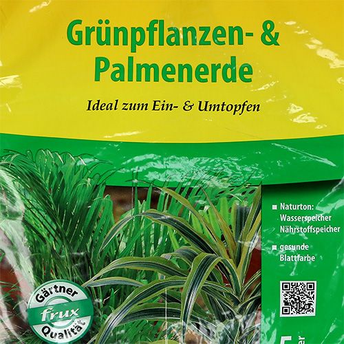 Floristik24 FRUX Erde Grünpflanzen- und Palmenerde 5l