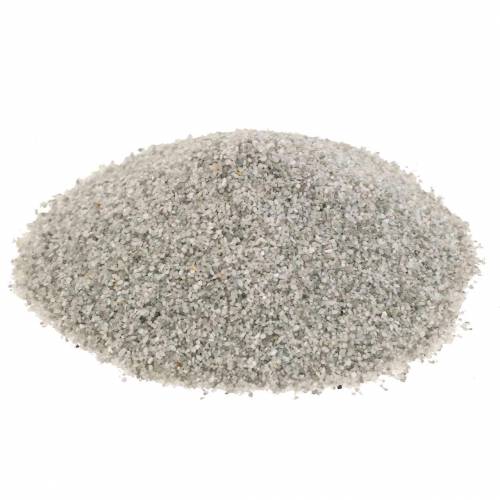 Floristik24 Farbsand 0,1 - 0,5mm Grau 2kg