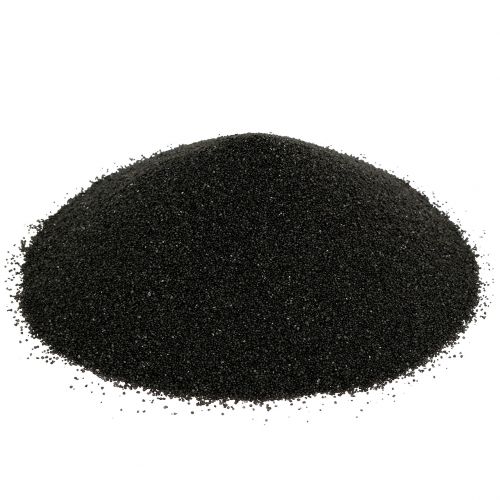 Floristik24 Farbsand 0,5mm Schwarz 2kg