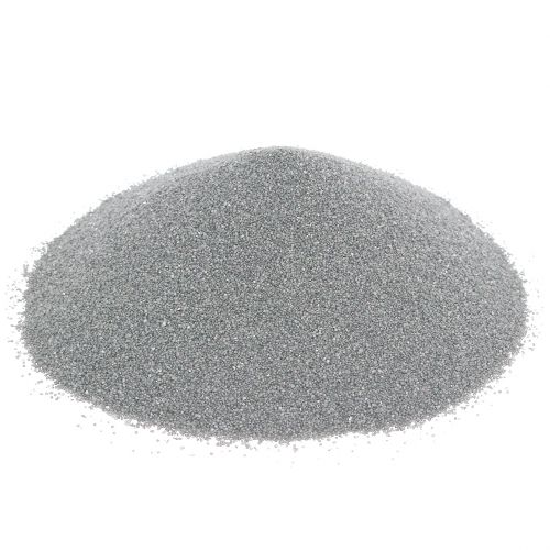 Floristik24 Farbsand 0,5mm Silber 2kg