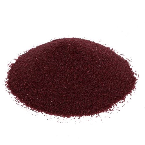 Floristik24 Farbsand 0,5mm Burgund 2kg