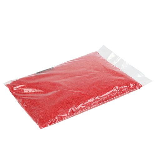 Floristik24 Farbsand 0,5mm Rot 2kg