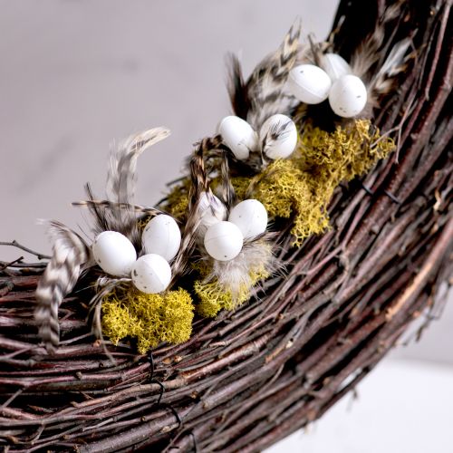 Artikel Federzweig Deko Stecker mit Naturfedern Osterdeko für elegante Arrangements 37cm 12St