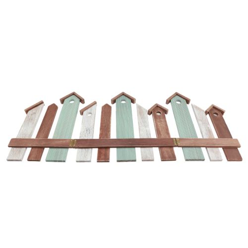 Floristik24 Fenster Paravent Deko Tisch Paravent Holz Häuserreihe 69×30cm