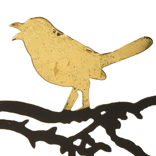Artikel Fensterdeko Vogel, Herbstdeko zum Hängen, Metall Ø22,5cm