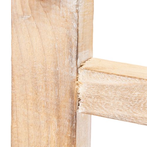 Holz-Fensterrahmen zur Wanddekoration, 100 cm, naturfarben | Floristik24.at