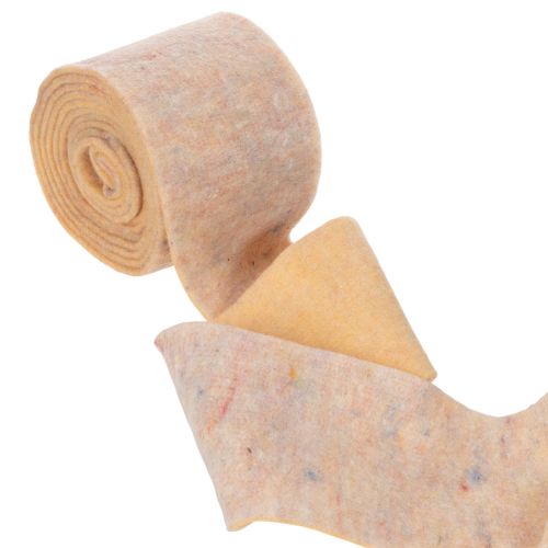 Wollfilzband zweifarbig, 15 cm