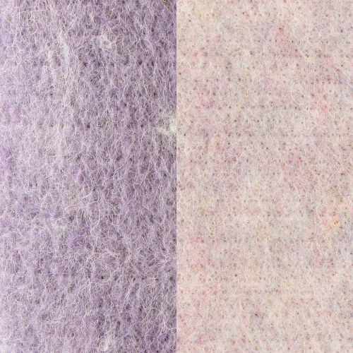 Artikel Filzband Franzi Wollfilz Wollband Lila 2-farbig 15cm 4m