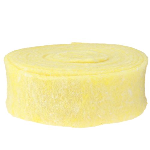 Artikel Filzband Hellgelb 7,5cm 5m